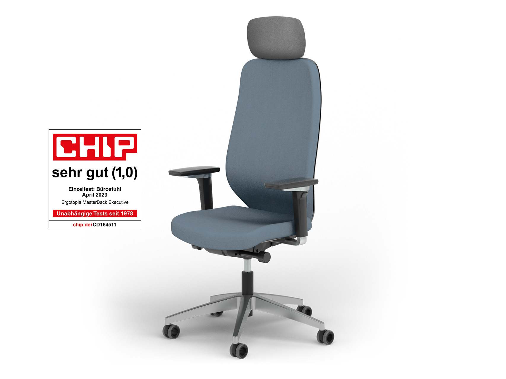 Ergotopia MasterBack Executive: Mordernes Design und ergonomische High-End-Bauteile der Extraklasse