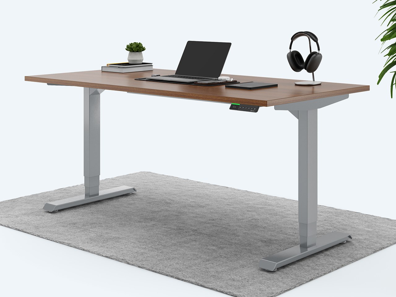 Desktopia Pro X - Elektrisch höhenverstellbarer Schreibtisch / Ergonomischer Tisch mit Memory-Funktion, 7 Jahre Garantie...