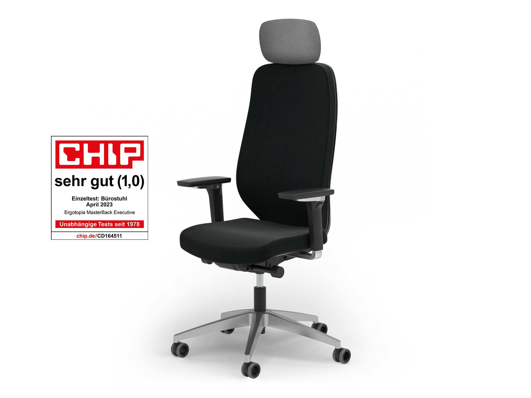 Ergotopia MasterBack Executive: Mordernes Design und ergonomische High-End-Bauteile der Extraklasse