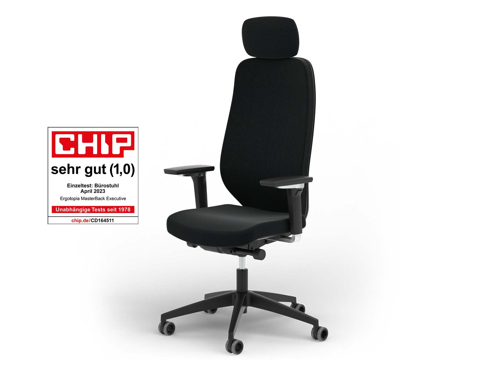 Ergotopia MasterBack Pro: Mordernes Design und ergonomische High-End-Bauteile der Extraklasse